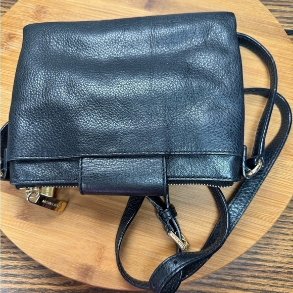 Michael Kors Crossbody Black Fulton Shoulder Bag Organizer‎ Purse Double … - Picture 3 of 10